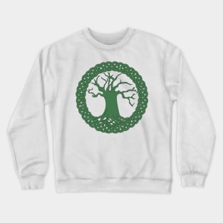 Tree of life with celtic knot border Crewneck Sweatshirt